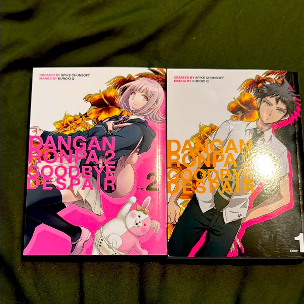 Danganronpa 2 Goodbye Despair Manga vol one and two